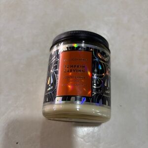 NEW BATH & BODY WORKS PUMPKIN CARVING 7 OZ SCENTED CANDLE